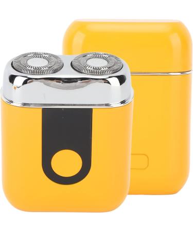 Mini Electric Beard Trimmer - Portable Waterproof Type C Charging for Men | Travel Essential (Orange - Buy Online on GoSupps.com