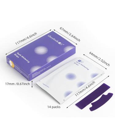 Purple Teeth Whitening Strips - V34 Color Correcting Sensitive Teeth Friendly 28 Strips for Men & Women - No Residue Whitening Kit for International Shipping - Buy Online on GoSupps.com