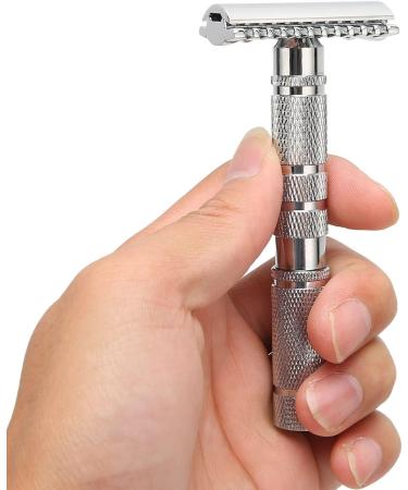 Ergonomic Rust-Resistant Manual Razor Grip | Retro Safety Razor for Men - Ideal for Home Hairdressing & Travel Gifts - Buy Online on GoSupps.com