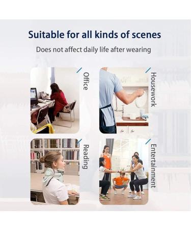 SSDDLZEQ Neck Brace - Medical Cervical Traction Device with 6 Air Columns & Adjustable Tension - Shop Internationally - Buy Online on GoSupps.com