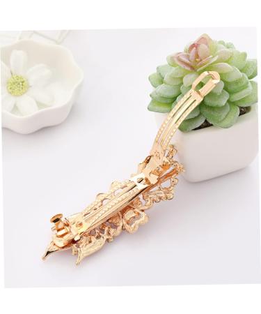 Beaupretty bridal hair clip french hair pin hair barrettes for girls rhinestone hair clip french barrette hair clips rhinestone barrettes girl hair clips crystal bride hair Crystal - Buy Online on GoSupps.com