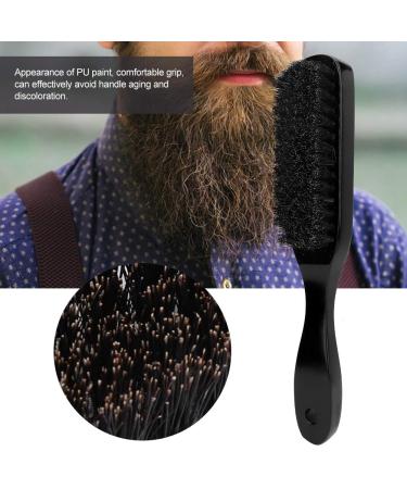 Durable Black Wood Handle Brush with Soft Elastic Bristles - Stimulates Follicles & Cleans Hair Impurities | Shop Internationally - Buy Online on GoSupps.com