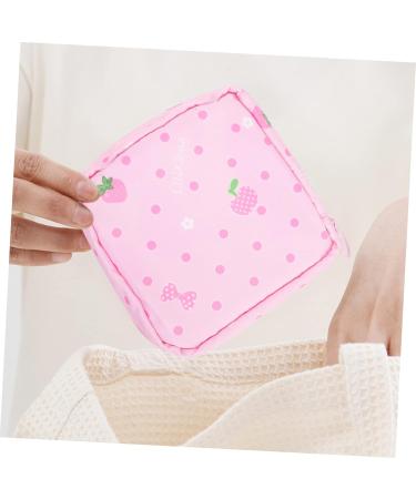 Healifty Menstrual Cloth Pads Wallet Pouch | Period Bag Organizer - 4 Pcs Outdoor Decor Id Case | Portable Storage Bag - Pinkx2pcs - Buy Online on GoSupps.com