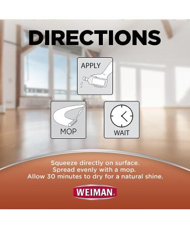 Weiman - Wood Floor Polish and Restorer 32 Ounce - Buy Online on GoSupps.com