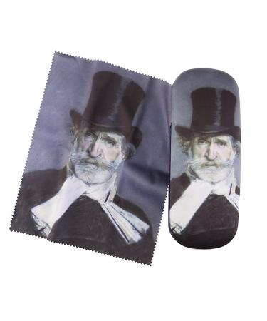 Artis Vivendi glasses case Giuseppe Verdi covered with velour
