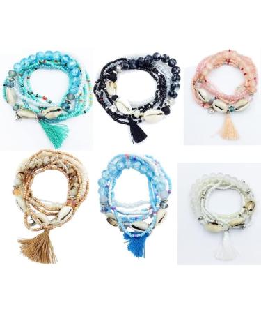 7 Teile/satz B hmen Charme Strang Kristall Perlen Armband Set Frauen M dchen Perle 18cm A - Buy Online on GoSupps.com