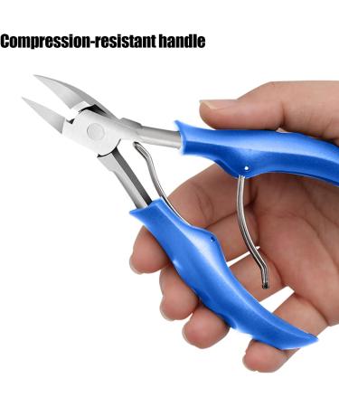 Nail Clippers Set Double Spring Toenail Clippers Ingrown Fingernail Toenail Tools Kit Nail Pedicure Clippers Toenail Corrector Professional Manicure Pedicure Tool(blue) - Buy Online on GoSupps.com