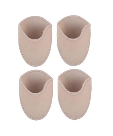 Solustre 2 pairs of toe protection Tointed socks for ballet dance Ballet toe cap cover Seat cushion Geliden Toe toe toe pads for shoes Miss Protection cushion.