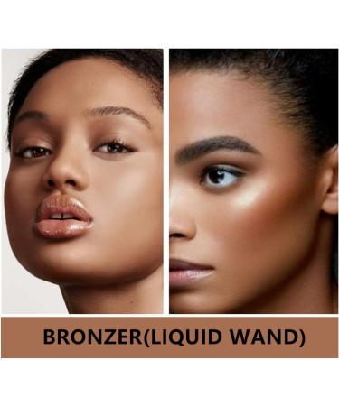 Go Ho Liquid Contour Wand - Cream Face Concealer with Cushion Applicator for Easy Blending & Long-Lasting Natural Dewy Finish | 05# Bronzer Contour Liquid - Buy Online on GoSupps.com