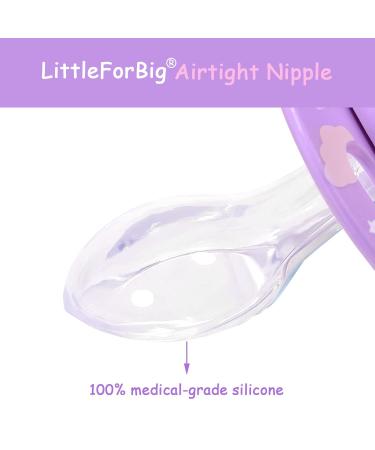 Buy LittleForBig Large Shield Pacifier Gen II - Adult Size Small Fantasy Pattern Purple | International Shipping - Buy Online on GoSupps.com