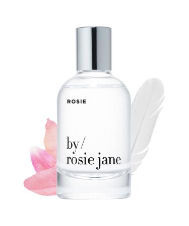 By Rosie Jane Eau De Parfum Spray (Rosie) - Clean Fragrance for Women - Essential Oil Mist with Notes of Sheer Musk Vanilla Sweet Rose - Paraben Free Vegan Cruelty Free Phthalate Free (50ml) Rosie (Rose)