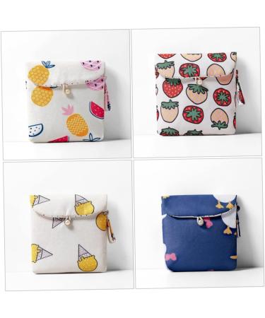 Gleavi Makeup Pocket - 4 Pcs Pack of Women's Bandage Bags | Travel Cosmetic Bag & Period Pad Pocket with Wet Pockets - Buy Online on GoSupps.com