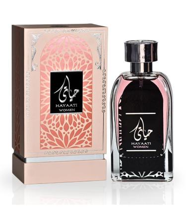 Hayaati For Women EDP Spray 100ML (3.4 OZ) By Ard Al Zaafaran | Long Lasting Refreshing Enchanting Aroma. 3.4 Fl Oz (Pack of 1) Hayaati For Women EDP Spray