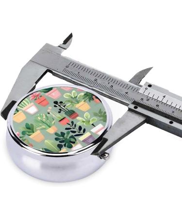 Bonsai Plantround Pill Box - 3 Compartment Portable Travel Pill Organizer for International Shipping - Buy Online on GoSupps.com