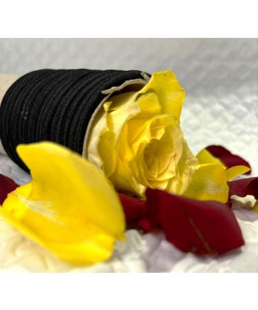 24 Elastic Hair Bands 4mm Elastic Hair Ties Ponytail Holders Bulk Hair Ties No Metal Gentle Elastics for Women Men Girls Kids Black - Buy Online on GoSupps.com