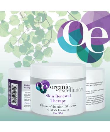 Organic Excellence Skin Renewal Therapy with Vitamin C | Face & Neck Moisturizing Cream - Buy Online on GoSupps.com