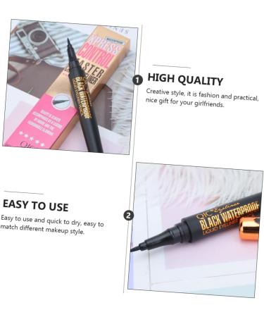 Hemoton 2pcs Makeup Eyeliner Sweat-proof Eyeliner Pens Household Eyeliners Liquid Eyeliners Cosmetic Pens Makeup Pens Eyeliner Pen Waterproof Eyeliners Eye Beauty Pens - Buy Online on GoSupps.com