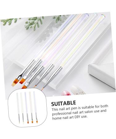 FRCOLOR Drill nail art pen light pen diamond application brush pen nail liner pen drill drawing brush yn nail kit nail art point drawing pen nail brush supplies 3d round fiber Pen - Buy Online on GoSupps.com