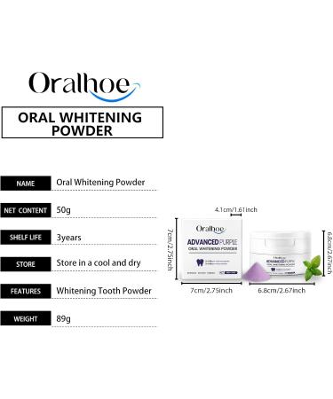 Purple Tooth Powder Teeth Cleaning Brightening Fresh Breath Odor Removal Clean Beauty Teeth Gum Care Oral - Buy Online on GoSupps.com