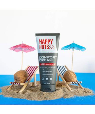 Happy Nuts Men's Comfort Cream Ball Deodorant | Anti-Chafing Sweat Defense & Odor Control - Buy Online on GoSupps.com