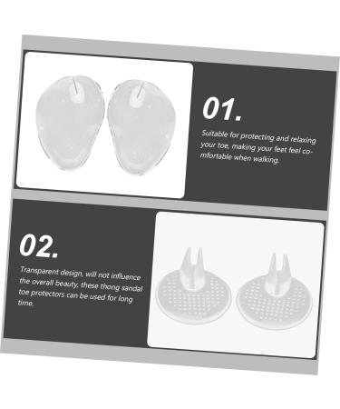 FRCOLOR 16 Pairs Toe Pad Protectors for Thong Sandals - Non-Slip Cushion Inserts for Flip-Flops & Sandal Comfort - Buy Online on GoSupps.com