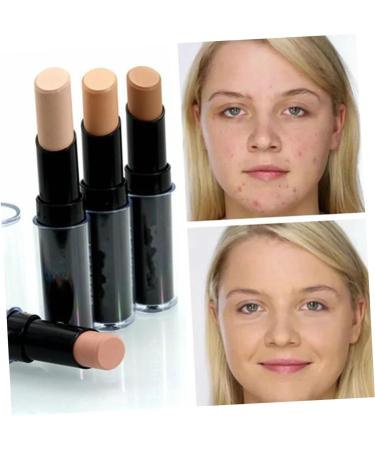 WOONEKY 2pcs Makeup Concealer Foundation Concealer Stick Concealer Pen Blemish Concealer Cosmetics Concealer - Buy Online on GoSupps.com