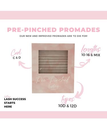 LivBay 0.05 Pre-Pinched Volume Eyelash Extension Fans - 300 Fans | C/D Curl | 9-16mm Length | Long Lasting Blooming Lashes - Buy Online on GoSupps.com