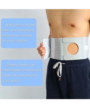 Adjustable Abdominal Medical Ostomy Belt | Universal Stoma Support for Ileostomy & Colostomy - Portable Protection for Ostomy Bags - Buy Online on GoSupps.com