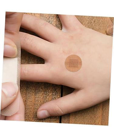 100pcs Breathable Care Patches for Finger Wounds - First Aid Sticker - Lovely Brown Patches (3.80x3.80x0.10cm) - International Shipping Available - Buy Online on GoSupps.com