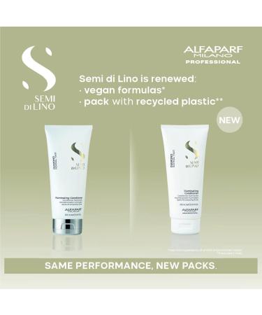 Alfaparf Milano Semi di Lino Diamond Shampoo & Conditioner Set - Sulfate Free Color Treated Hair Care for Brilliant Shine & Softness - International Shipping Available - Buy Online on GoSupps.com
