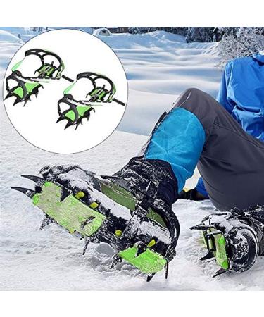14-Spike Traction Cleats for Ice & Snow - Ideal for Hiking, Fishing, Jogging, and Mountaineering - Buy Online on GoSupps.com