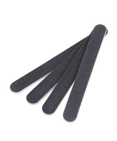 10 PCS Professional Double Sided Nail Files Emery Board Grit Black Gel Cosmetic Manicure Pedicure