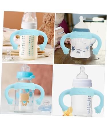 ibasenice 10 Pcs Bottle Handle Handle Bottle Grip Newborn Bottle Grip Silicone Bottle Grip Bottle Accessories Bottle Grip Child Wide Mouth Milk 14.00X5.00X5.00CMx5pcs Sky-bluex5pcs - Buy Online on GoSupps.com