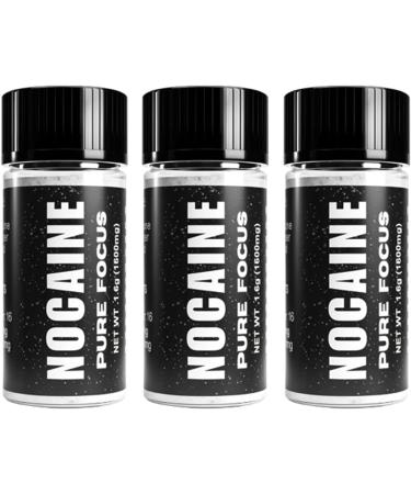 NOCAINE Pure Focus Powder 1.6g Vials (3-Pack) - Buy Online on GoSupps.com