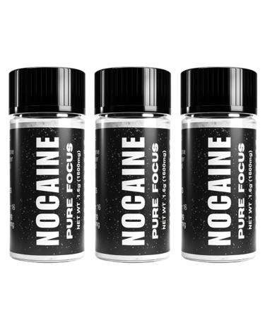 NOCAINE Pure Focus Powder 1.6g Vials (3-Pack)