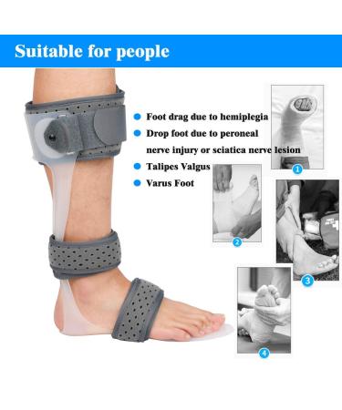 Medical AFO Drop Foot Brace - Left/S Size Orthosis for Postural Correction - Buy Online on GoSupps.com