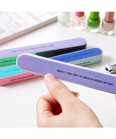 Nail Design Accessories Glitter 7 Buffing Polishing Shining Your Fingernail & Toenail Tool Kit Sets Brush Nail Design Size 6 (Pink One Size) Pink One Size - Buy Online on GoSupps.com