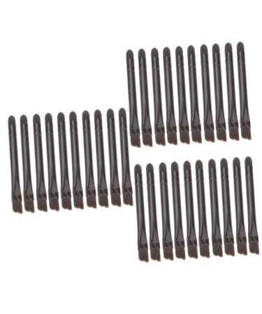 DRESSOOS 30 Pcs Eye Shadow Brush Women Eyeshadow Brush Blush Makeup Brush Makeup Eyeshadow Sponge Black Nylon