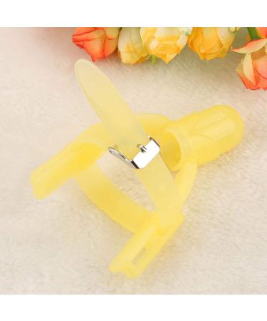 Baby Finger Protector - Silicone Adjustable Thumb Protection Tool & Teether (Yellow) - Safe Infant Biting Solution - Buy Online on GoSupps.com