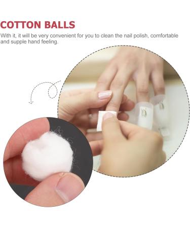 GANAZONO Boules de Coton Dissolvant Vernis Semi-permanent 300 Pcs Taille Standard Forte Absorption Usage Professionnel et Domestique Nettoyage Ongles Gel - Buy Online on GoSupps.com