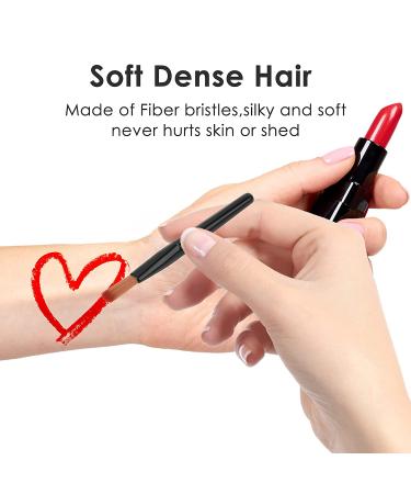 50Pcs/Set Disposable Lip Brushes - Lip Gloss Makeup Applicator Kit (Black) - Buy Online on GoSupps.com