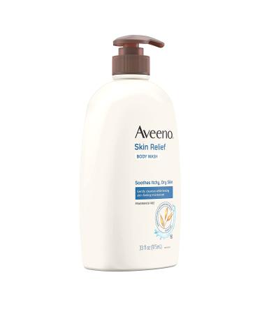 Aveeno Skin Relief Fragrance-Free Body Wash - Soothes Itchy Dry Skin - Sensitive Skin Formula - 33 fl. oz - Buy Online on GoSupps.com