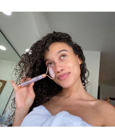 Finishing Touch Flawless Contour Vibrating Facial Roller & Massager - Rose Quartz | Shop Now - Buy Online on GoSupps.com