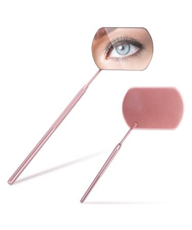 Molain Lash Extension Mirror 1 Piece Golden Color Square Eyelash Lift Tint DIY Practic Applicator Supply View Eye Accessories Mouth Examination Tool