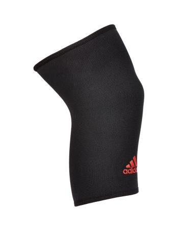adidas Knee Support Sleeve - Knee Sleeve for Support  Training  and Competitions - Ergonomic Design  Elastic Nylon Blend - Durable and Breathable - for All Fitness Levels Black (Medium)