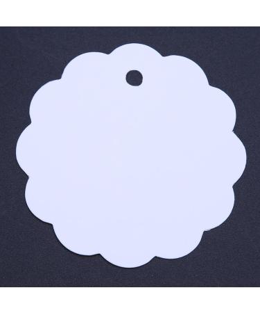 ttnight 50pcs Hanging Tag Cardboard DIY Blank Label Cards Kraft Paper Gift White - Buy Online on GoSupps.com