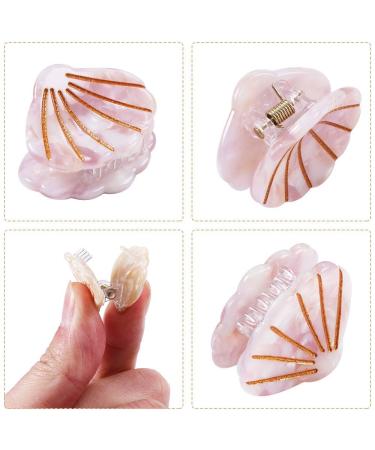 12 Pieces Klue Clips Seashell Hair Claw Clips - Vintage Mini Mussel Shell Hair Clips for Brides & Girls - Buy Online on GoSupps.com