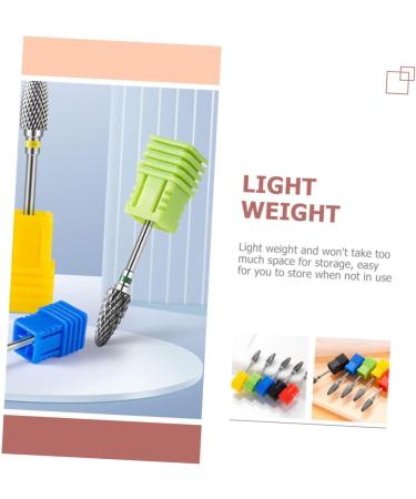 SOESFOUFU Nail Polisher Nail Grinding Drill Bit Metal Drill Bit Manicure Nail Art Tools Electric Nail File Manicure Tools Nail Bits for Nail Drill Multi-functional Nail Bits Major 7x1.3cm As Shown 3 - Buy Online on GoSupps.com