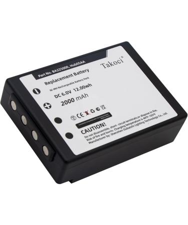 Replacement Battery for HBC Radiomatic Eco Linus 6 Technos Spectrum A/B/1/2 - 6V 2000mAh Ni-MH Compatible BA225000 Hub05AA - International Shipping Available - Buy Online on GoSupps.com
