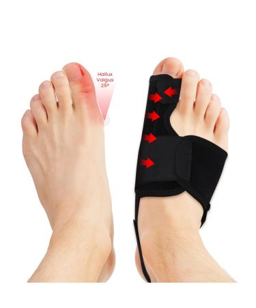 Bunion Corrector for Women Big Toe Straightener Bunion Splint & Brace for Women Big Toe Splint for Broken Toe Toe Splints for Straightening Copper Compression Bunion Corrector Toe Brace(2PC)